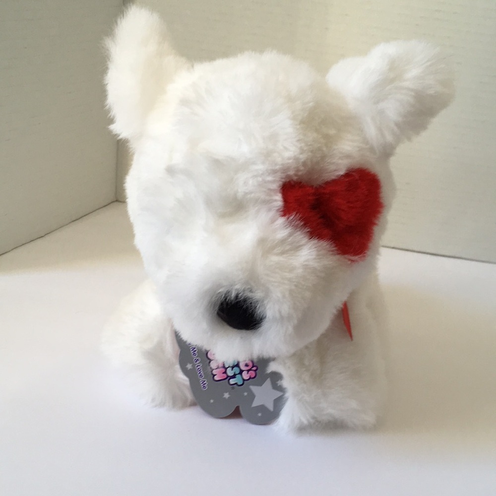 NWT World’s Softest Plush Valentine Dog White and Red